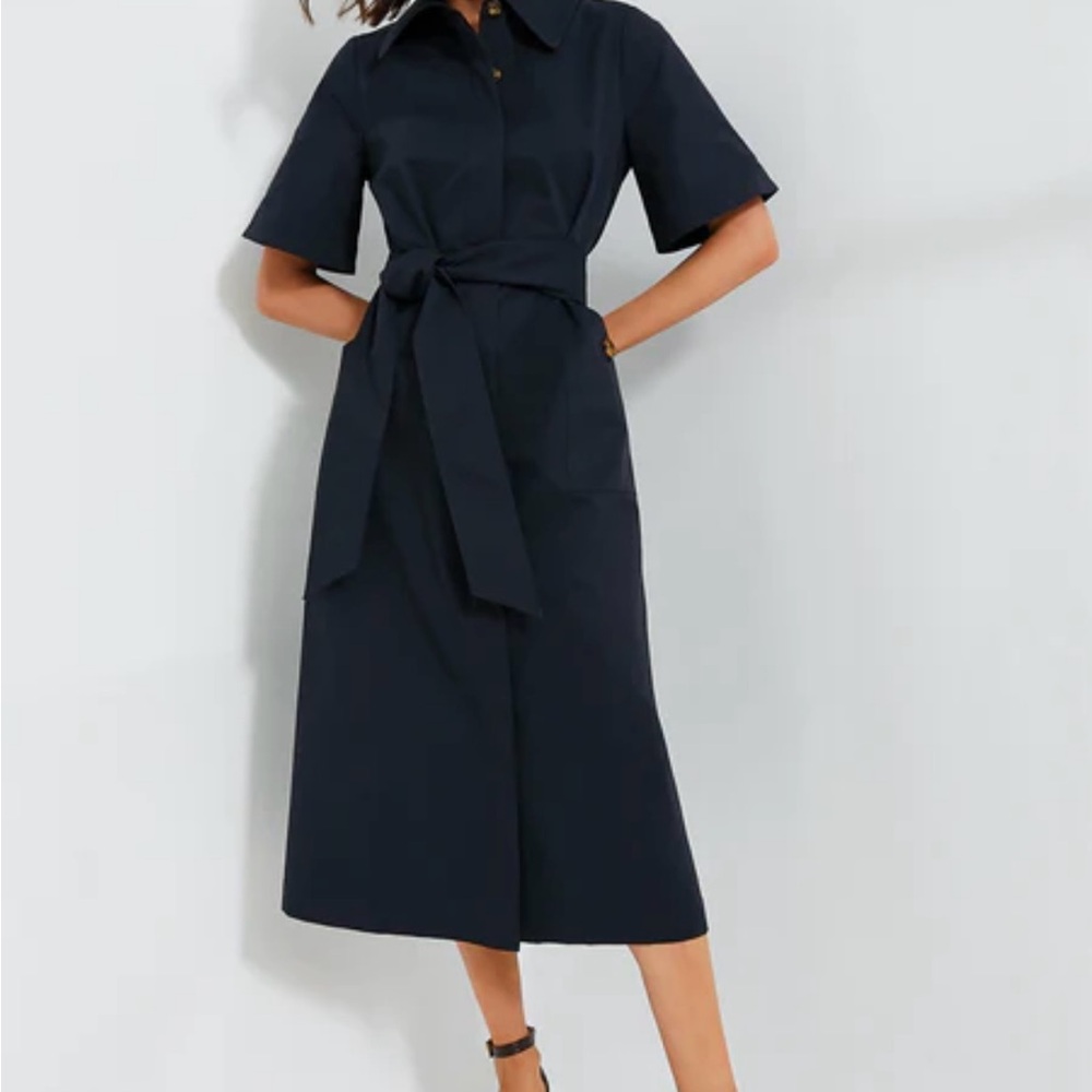 Tuckernuck Navy Jacqueline Maxi Dress